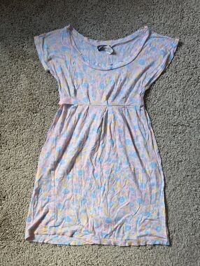 Wet Seal Pastel Pink Floral Mini Dress